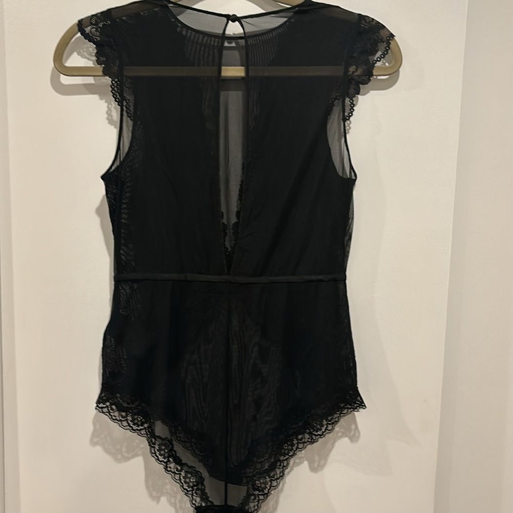 H&M Lace & Mesh Bodysuit - Size S - Picture 3 of 7